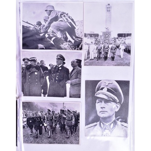 175 - A large collection of 200+ assorted WWII Second World War Third Reich Nazi German photographs / prop... 