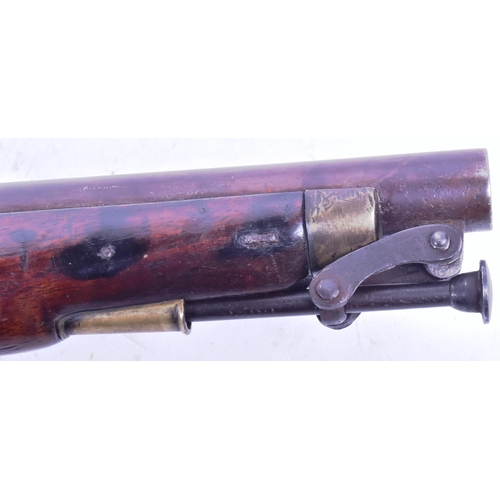 18 - An early 18th Century William IV circa 1830 New Land Pattern flintlock pistol. Brass mounted full wa... 