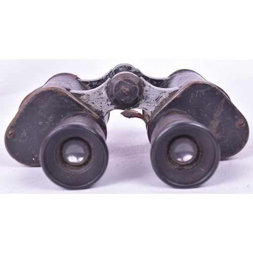 188 - A pair of WWII Second World War British Kershaw made binoculars housed in 1941 dated (37 pattern) we... 