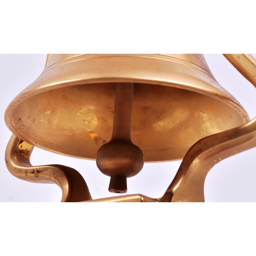 197 - RMS Aquitania - a brass presentation bell commemorating Cunard Ocean Liner RMS Aquitania May 1914 - ... 