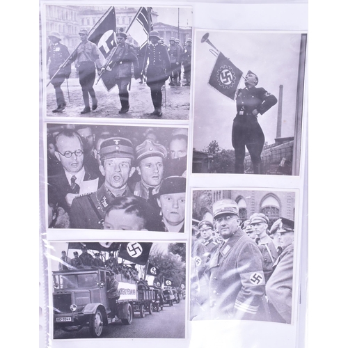 235 - A large collection of 200+ assorted WWII Second World War Third Reich Nazi German photographs / prop... 