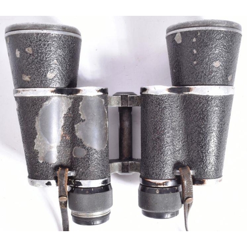 240 - A pair of WWII Second World War Third Reich Nazi German Kriegsmarine' binoculars marked 