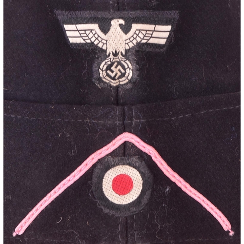 290 - A WWII Second World War Third Reich Nazi German Enlisted Mans / NCO's Heer Panzer / Tank side cap. N... 