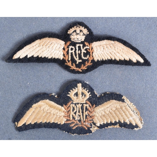 349 - A collection of assorted RAF Royal Air Force uniform badges and patches. Largely post WWII Second Wo... 