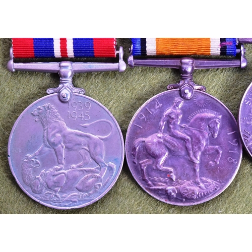 36 - An unofficially named medal group awarded to one J. Birch of the Somerset Light Infantry and later a... 