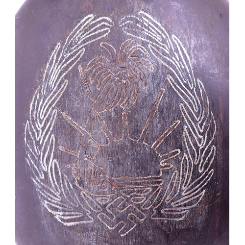 376 - A WWII Second World War Third Reich Nazi German Africa Corps Tropical Canteen locally engraved with ... 