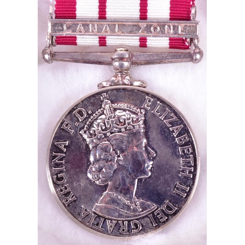 38 - A Queen Elizabeth II Naval General Service Medal GSM awarded to one RM129737 D F Burraston of the Ro... 