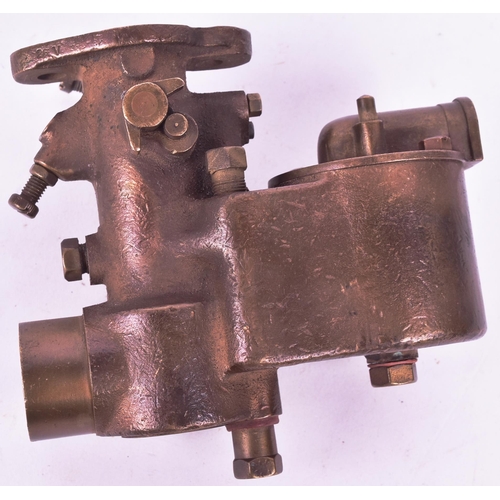 388 - An early 20th Century circa 1930s Norton or BSA motorcycle carburettor. Stamped for Amal Birmingham.