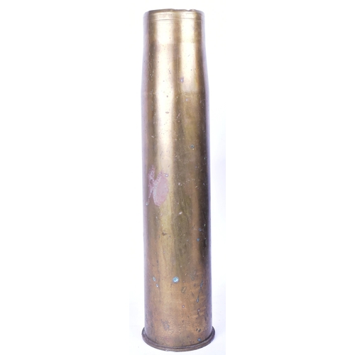 399 - A vintage 1980s (1985) British 105mm tank shell. Made by Royal Laboratories (RLB) RW242 factory draw... 