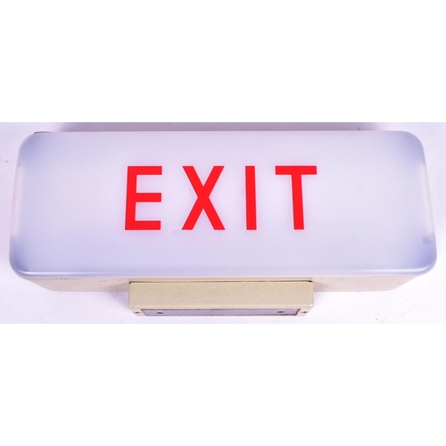 4 - Concorde - NOS New Old Stock Concorde Emergency Exit Fuselage illuminated sign with original equipme... 