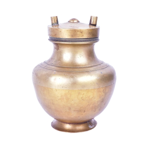 431 - Mahatma Gandhi (1869-1948) - an early to mid 20th century Indian brass water pot (lota), once owned ... 