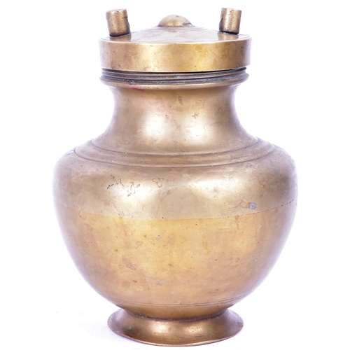 431 - Mahatma Gandhi (1869-1948) - an early to mid 20th century Indian brass water pot (lota), once owned ... 