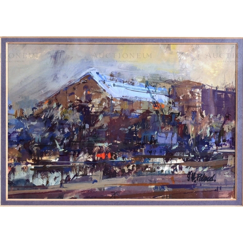 106 - John Palmer (1939 - 2021) - a piece of mixed media, original artwork by associate of the RWA, John P... 