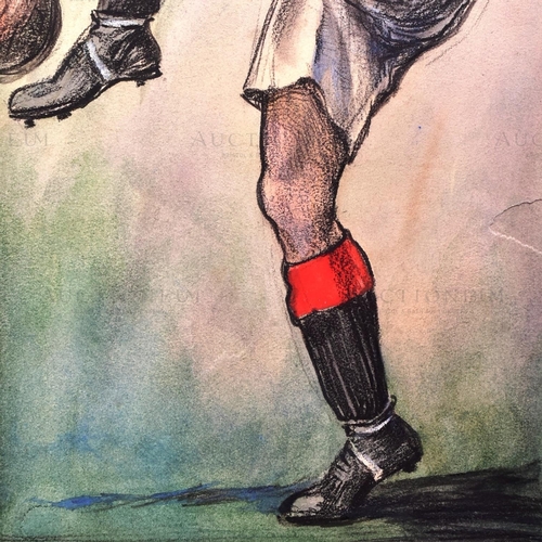 116 - Hints on Association Football (1934) - a piece of original mixed media artwork created for the serie... 