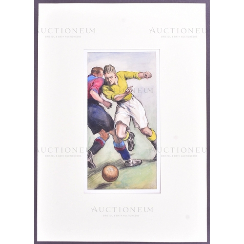 121 - Hints on Association Football (1934) - a piece of original mixed media artwork created for the serie... 