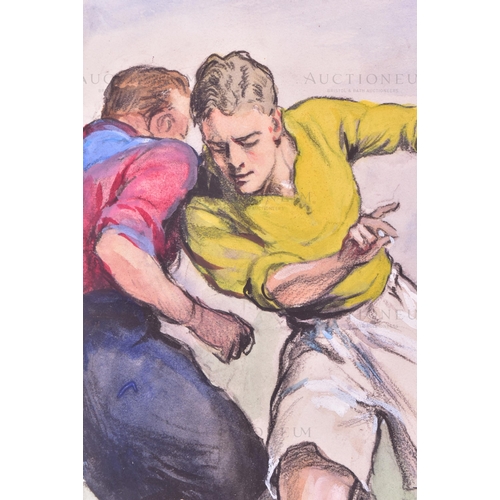 121 - Hints on Association Football (1934) - a piece of original mixed media artwork created for the serie... 