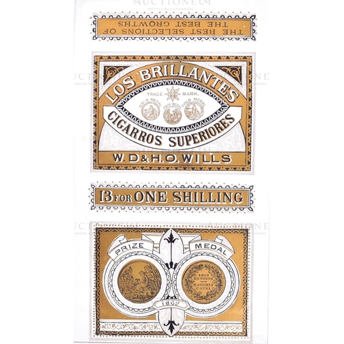 182 - Mardon, Son & Hall - Cigarette / Tobacco Labels - W.D & H.O Wills - a collection of x7 late 19th / e... 