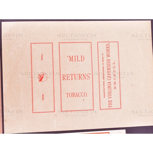 195 - Mardon, Son & Hall - Cigarette / Tobacco Labels - W.D & H.O Wills - a collection of x4 late 19th / v... 