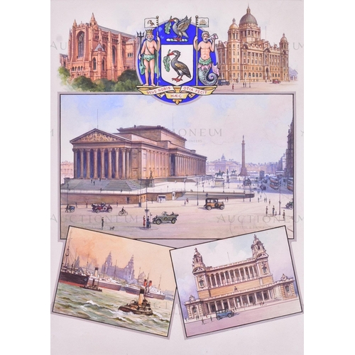 2 - WD & HO Wills Cigarette Cards - Cities And Their Industries (unproduced set) - the original hand pai... 