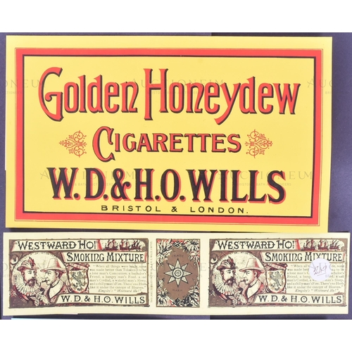 202 - Mardon, Son & Hall - Cigarette / Tobacco Labels - W.D & H.O Wills - a collection of x8 late 19th / e... 