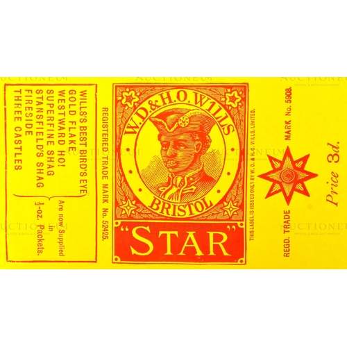 203 - Mardon, Son & Hall - Cigarette Packets - W.D & H.O Wills - Star Cigarettes - two late 19th / early 2... 