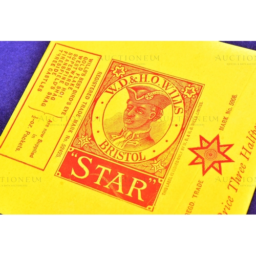 203 - Mardon, Son & Hall - Cigarette Packets - W.D & H.O Wills - Star Cigarettes - two late 19th / early 2... 