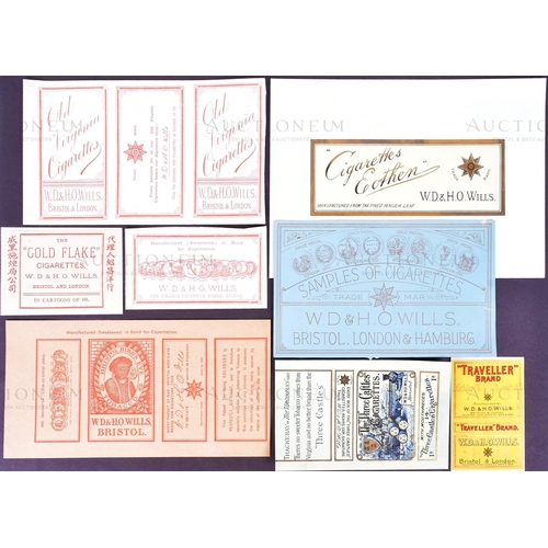 205 - Mardon, Son & Hall - Cigarette / Tobacco Labels - W.D & H.O Wills - a collection of x7 late 19th and... 