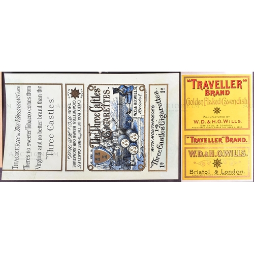 205 - Mardon, Son & Hall - Cigarette / Tobacco Labels - W.D & H.O Wills - a collection of x7 late 19th and... 