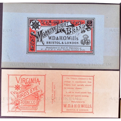 230 - Mardon, Son & Hall - Cigarette / Tobacco Labels - W.D & H.O Wills - a collection of x6 late 19th and... 