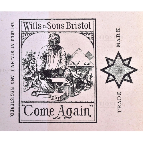 272 - Mardon, Son & Hall - Cigarette Packets - W.D & H.O Wills - Old Friend & Come Again - two late 19th /... 