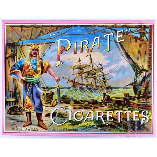 277 - W. D & H. O. Wills - Pirate Cigarettes - two believed c1920s / 1930s large format printer's proof ar... 