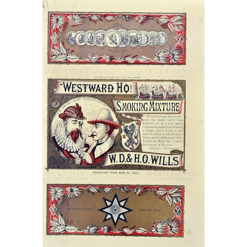 295 - W.D & H.O Wills - Westward Ho! Smoking Mixture - two early 20th century c1910 (believed) tobacco box... 