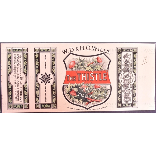 349 - Mardon, Son & Hall - Cigarette / Tobacco Labels - W.D & H.O Wills - a collection of x7 late 19th and... 