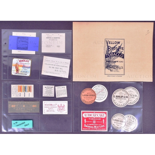 486 - Mardon, Son & Hall - Cigarette Packets / Labels - W.D & H.O Wills - a collection of x18 late 19th an... 