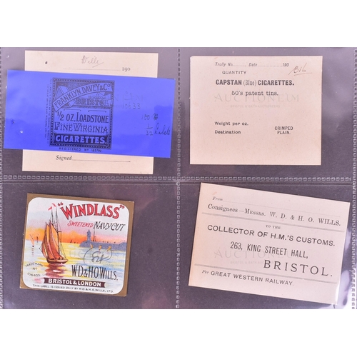 486 - Mardon, Son & Hall - Cigarette Packets / Labels - W.D & H.O Wills - a collection of x18 late 19th an... 