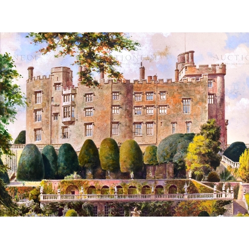 78 - WD & HO Wills Cigarette Cards – Beautiful Homes (1930) - ' Powis Castle ' - the original hand painte... 