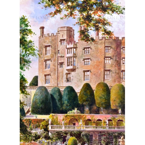 78 - WD & HO Wills Cigarette Cards – Beautiful Homes (1930) - ' Powis Castle ' - the original hand painte... 