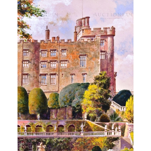 78 - WD & HO Wills Cigarette Cards – Beautiful Homes (1930) - ' Powis Castle ' - the original hand painte... 