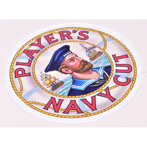 1 - Player's Navy Cut - an original piece of artwork for the ubiquitous Player's Navy Cut logo 'Hero.' H... 