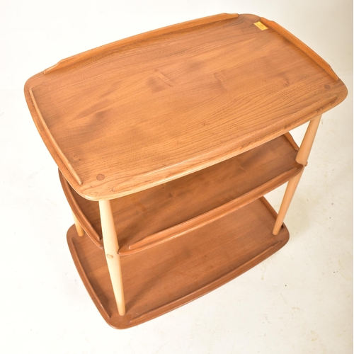 102 - Lucian Ercolani for Ercol - Model 361 - A mid 20th century beech and elm wood cocktail drinks trolle... 