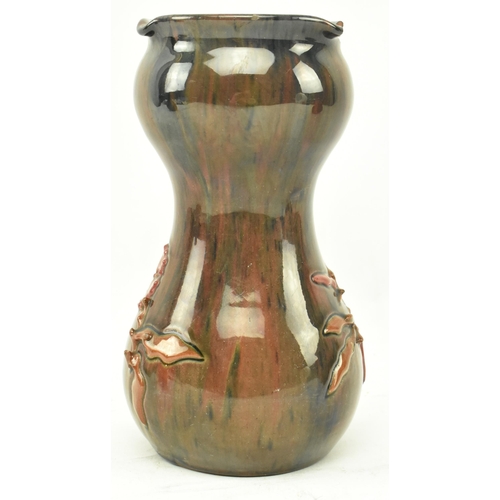 126 - Sir Edmund Harry Elton - Elton Ware Pottery, Clevedon - Three studio art pottery glazed shaped vases... 