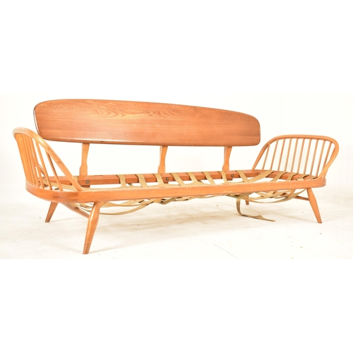 155 - Lucian Ercolani for Ercol - Model 355 Studio Couch - A retro 20th century 1970s beech and elm three ... 