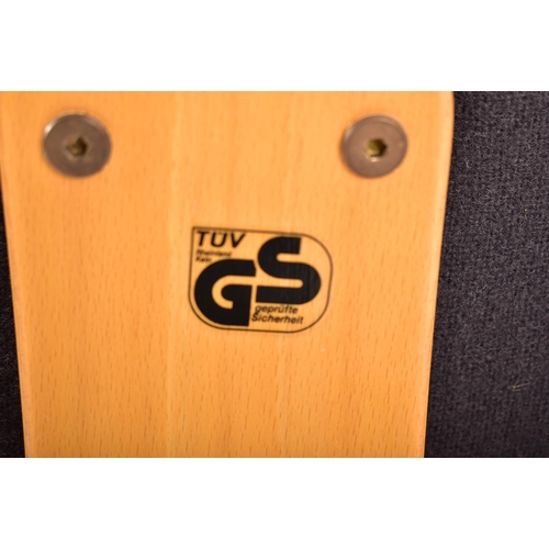 182 - Stokke - A contemporary Danish designer ergonomic rocking chair / desk chair. Padded back and seat r... 