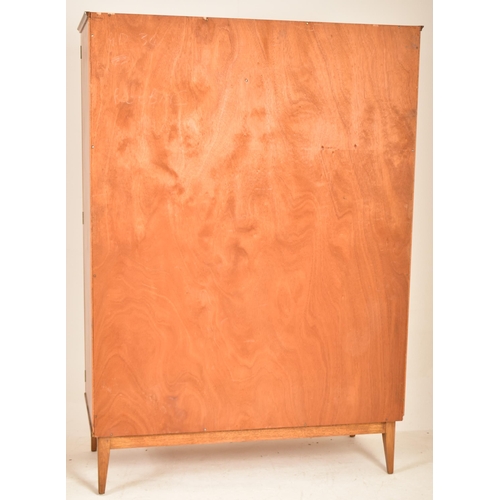 193 - Alfred Cox for AC Furniture - A mid 20th century walnut double door wardrobe / stand alone closet. T... 