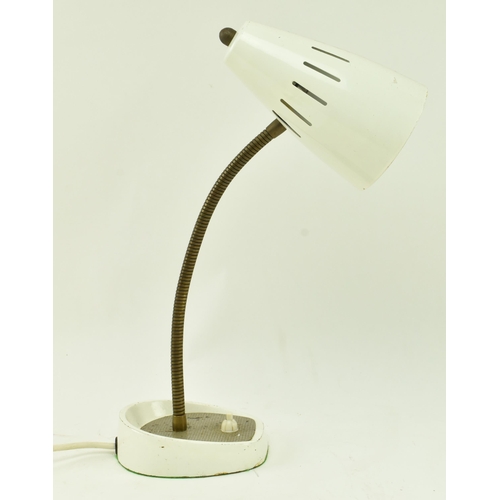 204 - Pifco Model 971 - a vintage mid 20th century desktop / bedside light. With white chrome shade with c... 