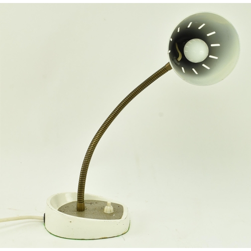 204 - Pifco Model 971 - a vintage mid 20th century desktop / bedside light. With white chrome shade with c... 