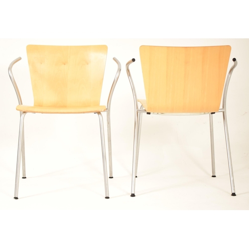 215 - Vico Magistretti for Fritz Hansen - Vico Duo - A set of six late 20th century 1998 Danish designer s... 