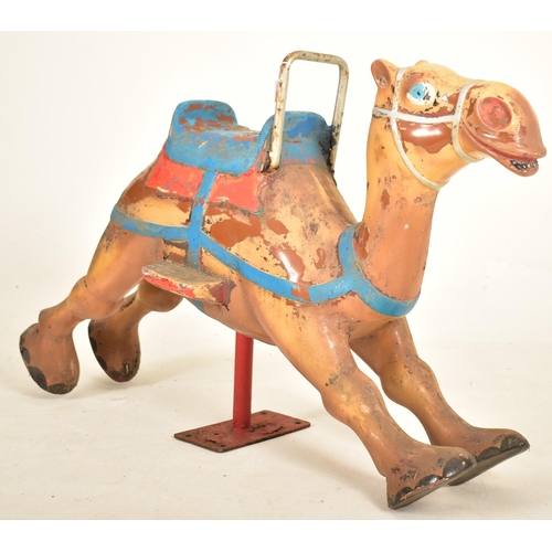 22 - Camel Juvenile Ride - A 20th century 1970s juvenile fairground / funfair carousel ride in the form o... 