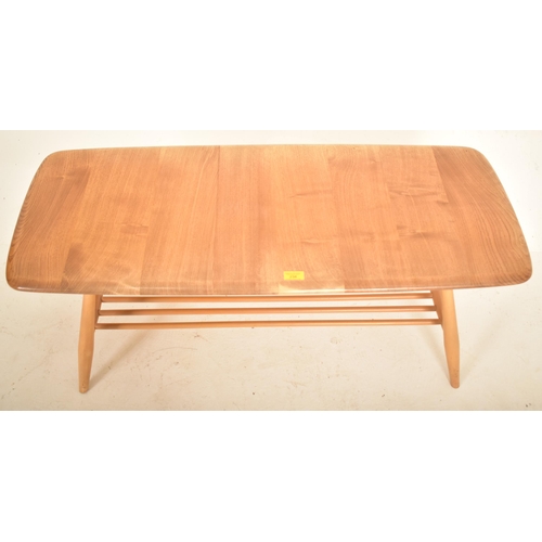 234 - Lucian Ercolani - Ercol - Model 459 - A retro mid 20th century beech & elm coffee table / low table ... 