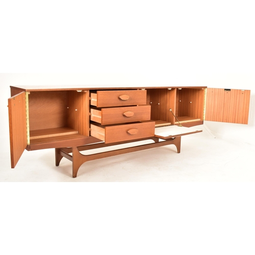 269 - Stonehill Furniture for Stateroom - A retro 20th century teak wood sideboard credenza. The sideboard... 